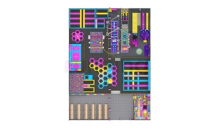 Équipement de parc de trampolines en plastique intégré sur mesure de grande taille pour adolescents et adultes, capacité de 2000 à 500 personnes, usage commercial, certifié CE TP202 - Product Image 4