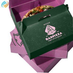 Caja <span class=keywords><strong>de</strong></span> <span class=keywords><strong>Pizza</strong></span> Personalizada con Precio <span class=keywords><strong>de</strong></span> Fábrica, Papel Recubierto Impreso <span class=keywords><strong>de</strong></span> 14 Pulgadas - Product Image 3