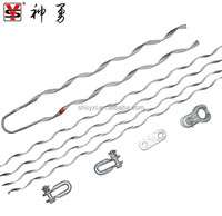 Collier de serrage pré-torsadé pour fil de terre pour câble en acier 35/50 mm Modèle SNL-35G Shanghai