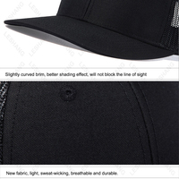 Casquettes Richardson 112 de haute qualité avec logo brodé personnalisé, casquettes en maille unies, casquettes snapback, casquettes de sport