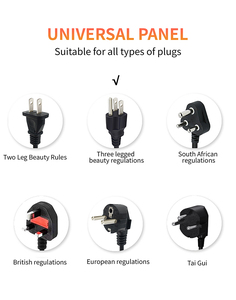 Regleta de Enchufes GAN con Puertos USB, Cable de Extensión, Protector de Sobretensión, Regleta de Enchufes con Puerto USB - Product Image 6