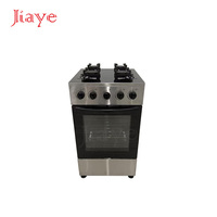 Cuisinière à gaz en acier inoxydable autoportante avec four et grill, 4 brûleurs, pour les grands appareils de cuisine