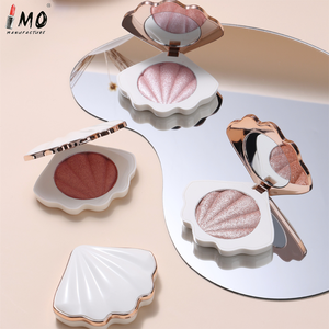 Poudre illuminatrice en compact Orbis en stock, palette de contouring éclaircissante pour le visage, paillettes nacrées, ombre nasale diamantée gingembre, sans logo - Product Image 1