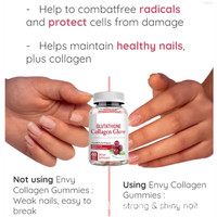 Boisson au collagène marin naturel pour adultes avec vitamine C, gommes au collagène pour éclaircir la peau, forme posologique bonbons gommeux