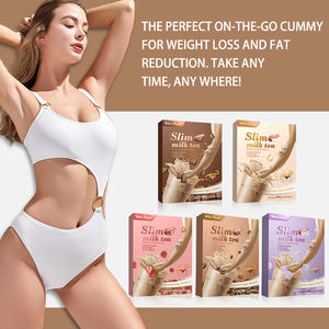 Poudre de thé au lait minceur faible en calories sans sucre, soutien métabolique, boisson diététique, contrôle de l'appétit, brûleur de graisse, gestion du poids, <span class=keywords><strong>repas</strong></span> - Product Image 2