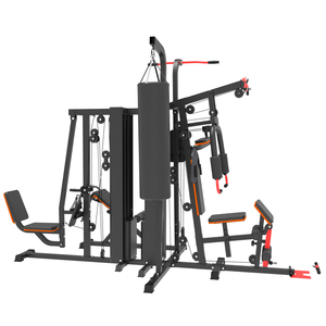 Station d'entraînement intégrée en acier pour cinq personnes, usage commercial, équipement de fitness multifonctionnel de type force, 75KG*2 ZL-25 - Product Image 5