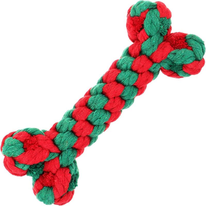 Jouets à mâcher pour chiens personnalisés en gros, os en coton de luxe, petite corde interactive pour chiens - Product Image 1