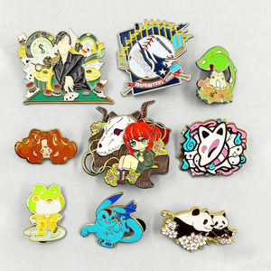 2025 Yeni Trend Yaka İğnesi Üreticisi Özel Emaye İğne Toplu Metal Rozet Broş Anime Çizgi Film Yumuşak Sert Emaye İğneler Özel - Product Image 1