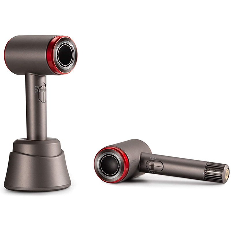 Беспроводной фен с литиевой батареей, перезаряжаемый портативный фен для волос