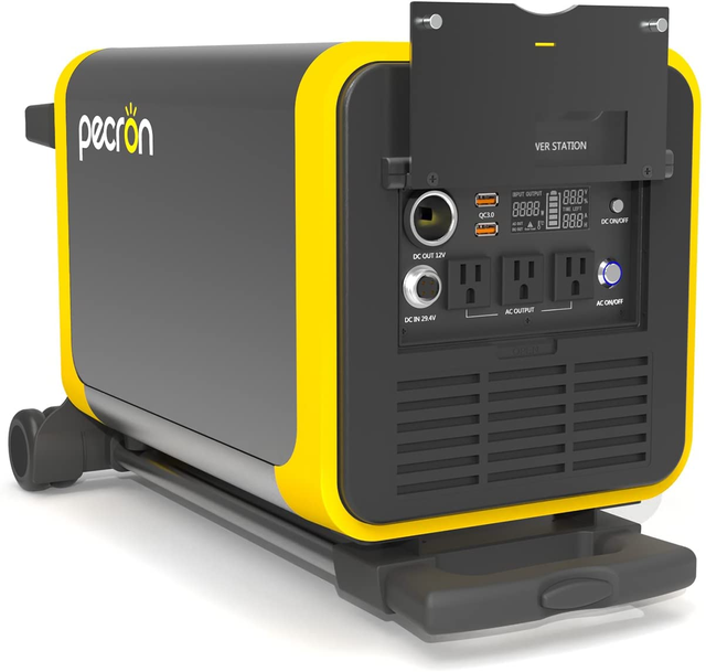 Pecron 2000W Big Portable Solar Power Systems, Portable Solar Energy Station, Lithium Portable Solar Generator 3000W
