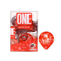 ONE Marque Privée Portable 15ML Mini Bain de Bouche Fraise Sans Alcool Menthe Gélules Rafraîchissantes pour l'Haleine
