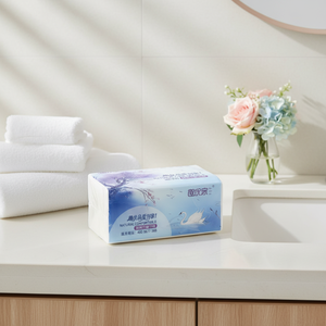 Serviettes en <span class=keywords><strong>papier</strong></span> épaisses à 5 couches, douces et sûres, fabriquées sur mesure en usine, en gros, environ 72 paquets par paquet - Product Image 1