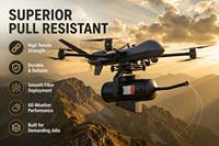 Serat Optik G657A2 250um 200um Tersedia, Atenuasi Rendah, Lentur Baik, Digunakan untuk Drone FPV, Pusat Data, 50.4km 60.4km
