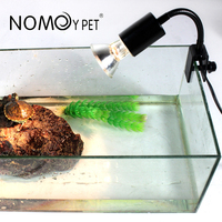 Nonomoy animal de compagnie petit noir reptile, support de lampe pour aquarium, lumière pour réservoir de tortue, terrarium