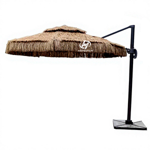 Parasol d'extérieur en <span class=keywords><strong>paille</strong></span> artificielle, style cabane champêtre, pour plage et bord de mer - Product Image 3