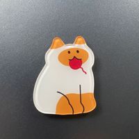 Aimant de réfrigérateur en acrylique personnalisé avec motif de chat mignon, autocollant magnétique pour réfrigérateur, cadeau pour les amoureux des animaux