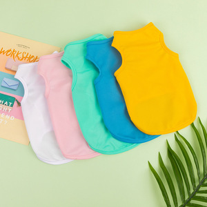 Vestiti sottili e traspiranti per cani di piccola taglia Teddy Bulldog francese e altri vestiti per animali domestici gilet a maniche corte - Product Image 4