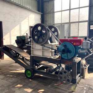 Di động di động máy nghiền hàm máy với AC động cơ công suất cao đá vôi đá cẩm thạch khai thác mỏ quặng thiết bị nghiền - Product Image 4