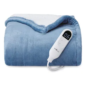 Electric Heated Throw Blanket Machine Washable Full Body Warming Blankets with Overheating Protection