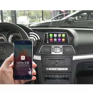 Araba ekran yükseltme CarPlay Dongle Mercedes W246 W212 W204 NTG4.5 CarPlay Video arayüz kiti kameralar modülü harita müzik çağrı