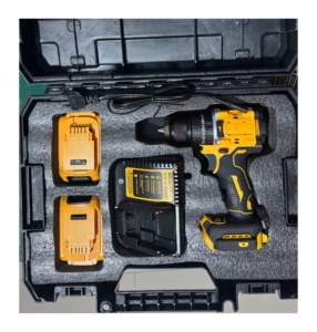 Taladro eléctrico sin escobillas <span class=keywords><strong>con</strong></span> batería de litio de 21 V, 60 Nm de par, martillo de impacto inalámbrico, taladro <span class=keywords><strong>percutor</strong></span> - Product Image 1