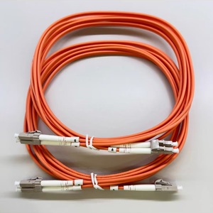 Câble à fibres optiques MMF avec gaine LSZH, multimode duplex LC/UPC vers LC/UPC 50/125µm OM2, câble de brassage - Product Image 2