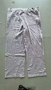 Pantaloni da Uomo in Lino Personalizzabili con Stile o Logo, Doppia Pieghezza Frontale, Tasche, Gamba Dritta, Traspiranti, Vestibilità Ampia, Chiusura con Cerniera, Tinta Unita, <span class=keywords><strong>Casual</strong></span> - Product Image 4