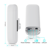 Router 5G ODU, Módem, Puente Inalámbrico, IP65 Impermeable, Punto a Punto para Exteriores, AP Inalámbrico