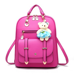 Borse da <span class=keywords><strong>Donna</strong></span> di Ultima Moda dei Migliori Designer, Zaini Neri in Pelle Carini per Ragazze - Product Image 3