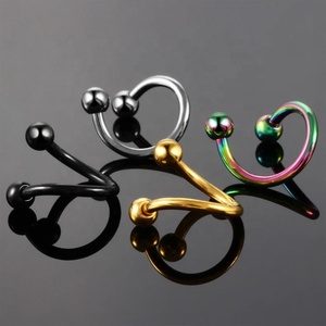 Piercing en <span class=keywords><strong>Espiral</strong></span> de Titanio G23 en Forma de S para Nariz, Labio, Oreja (Cartílago, <span class=keywords><strong>Tragus</strong></span>), Ombligo y Ceja - Joyería de Moda - Product Image 5