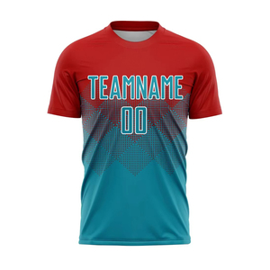 Wholesale Custom Retro Soccer Jersey Sublimated Football Shirt Vintage Geometric Pattern Men Soccer Jersey - Product Image 2