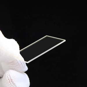 Stock Rectangular 15*5,5*1,1mm R/T 50/50 placa de vidrio de cuarzo JGS1 JGS2 JGS3 placa divisora de haz - Product Image 6