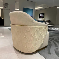 Chaise longue italienne de luxe inclinable et extensible, la plus populaire, personnalisable en couleur/taille, avec revêtement en tissu, pour la maison