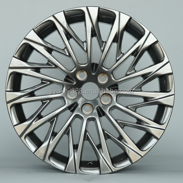 Jy Hyper Black and Chrome Multi Spoke Rims for Lexus & Toyota