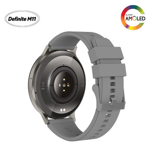 Montre connectée AMOLED de 1,75 pouce M11-DM90, ultra-fine de 9,9 mm, étanche IP67, avec détection de santé et suivi du sommeil, couleur argent - Product Image 6
