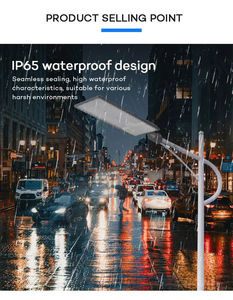 Vente en gros de réverbère LED étanche IP65 certifié ROHS 50W-250W corps en aluminium certifié CQC 6500K 120 Angle de faisceau AC/DC - Product Image 3