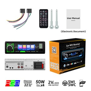 Reproductor MP3 para Auto, 2 USB, <span class=keywords><strong>Radio</strong></span> 1 DIN, Pantalla TFT <span class=keywords><strong>de</strong></span> 40 Pines, USB, BT, AUX-IN, Soluciones <span class=keywords><strong>de</strong></span> Cadena <span class=keywords><strong>de</strong></span> Suministro <span class=keywords><strong>de</strong></span> Electrónica para Auto, Garantía - Product Image 3