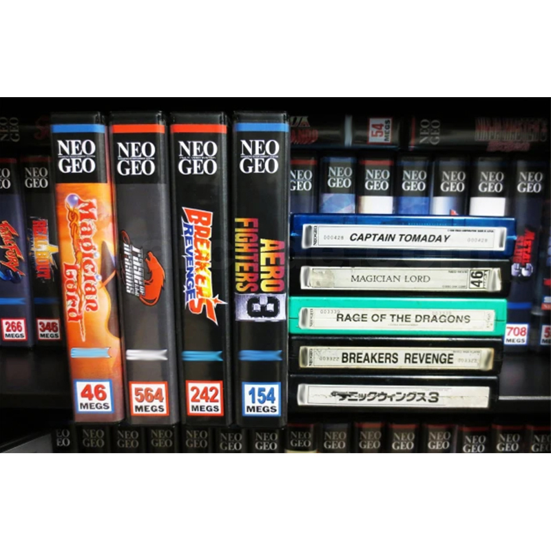 Neogeo Shockbox Replacement Case with Cover Art – Multicolor