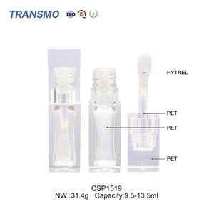 Conteneur carré pour gloss à lèvres personnalisé, tubes de gloss à lèvres, emballage cosmétique personnalisé, 9,5-13,5 ml, tube de gloss à lèvres vide OEM avec gros pinceau - Product Image 6