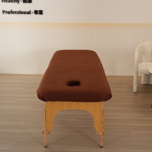 Sábanas de Microfibra Cepillada Marrón Oscuro de 190x80cm para Camillas de Masaje, Suaves y Transpirables, Sábanas al por Mayor para Hoteles, Masajes, Hospitales y Hogar - Product Image 2