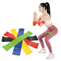 Bandes de Résistance en Latex pour Entraînement Musculaire – Mini Bandes de Résistance pour Femmes et Hommes – Bandes d'Étirement pour Fessiers et Jambes