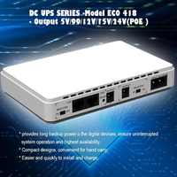 Modem Router Wifi Dc Ups Mini, baterai cadangan Kamera Cctv Bank daya Usb Poe Dc 5V 9V 12V Ups Mini untuk Router Wifi