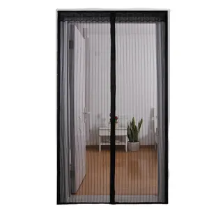 Anti Mosquito Net Screen Door Mesh Curtain Com Ímãs