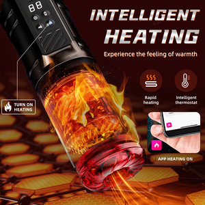 2026 Venta al por mayor Copa Masturbadora Automática Telescópica con Calentamiento, Succión, Empuje y Rotación, con Efecto de Felación de Bolsillo, Juguetes Sexuales - Product Image 2