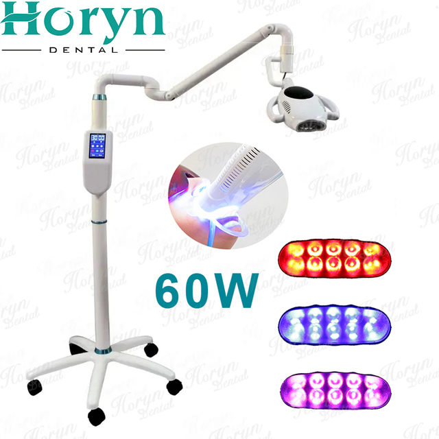 High Quality Professional Led Bleaching Machine With Touch Screen Cold Blue Light 60W Teeth Whitening Lamp