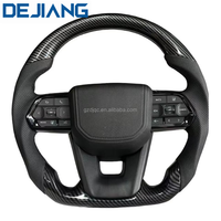 Volant en cuir en fibre de carbone de forme D de haute qualité fourni par l'usine DEJIANG pour Corolla Land Cruiser GR Prado