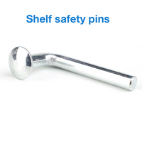 Accessoires de stockage d'entrepôt robustes, épingles de sécurité pour rayonnages en acier zingué, rivets, clips de verrouillage, clips de sécurité pour rayonnages à palettes