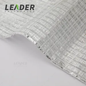 Cover Rumah Kaca Pertanian Komersial Pembibitan Aluminium Foil Reflektif Perak Penahan Matahari Jaring Kain