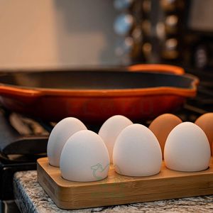 High - Quality Wooden Bamboo <b>Egg</b> Holder with 12 - <b>Egg</b> Capacity - Ideal for Countertop or Refrigerator Storage and Display - Product Image 5