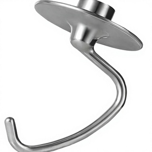 Repuestos <span class=keywords><strong>para</strong></span> Batidora de Pedestal: <span class=keywords><strong>Gancho</strong></span> Espiral <span class=keywords><strong>para</strong></span> <span class=keywords><strong>Amasar</strong></span> de Acero Inoxidable Duradero de 5 Cuartos de Galón, Color Plateado, Servicio OEM/ODM - Product Image 1